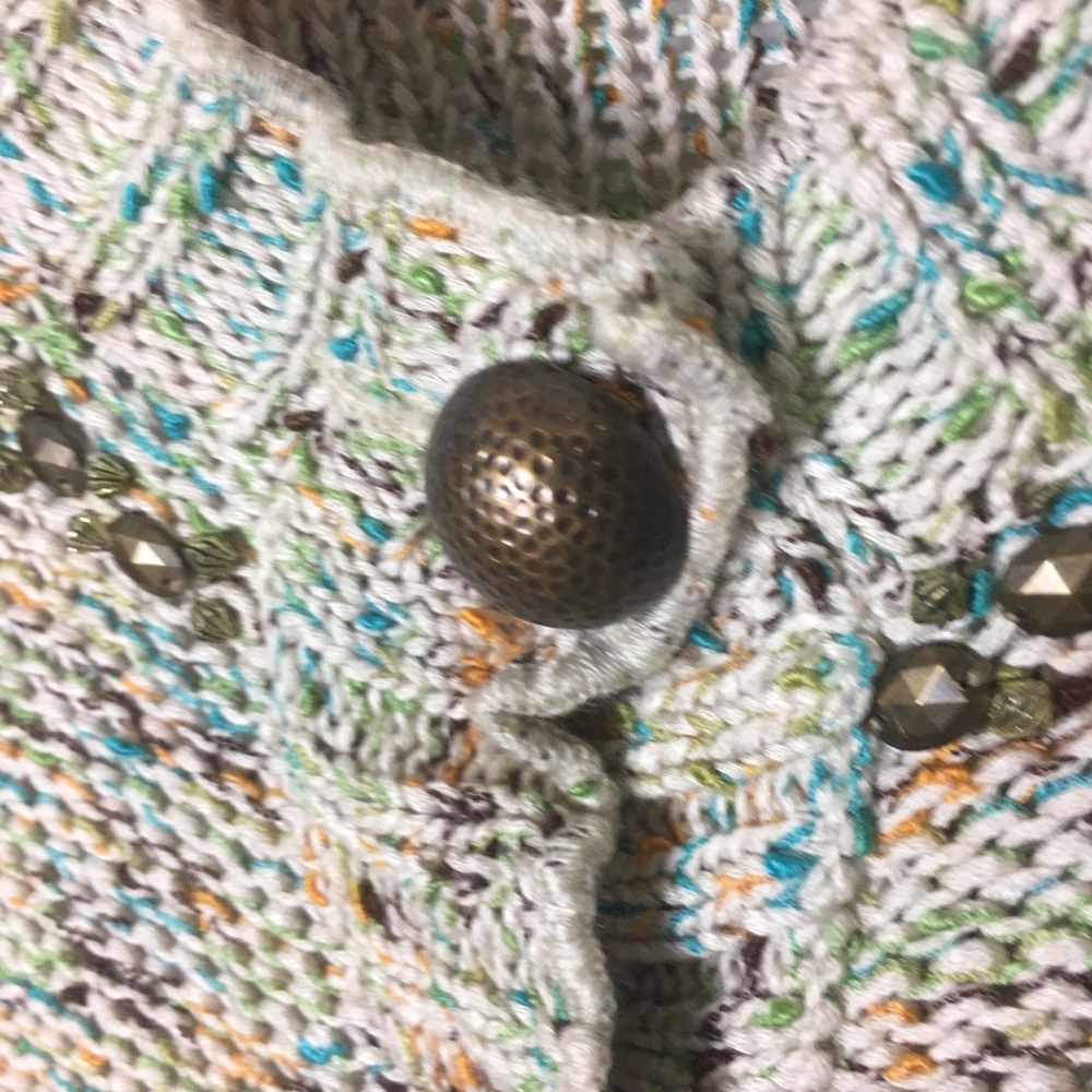 BCBGmaxazria Beaded Chunky Knit Cardigan - Picture 5 of 7